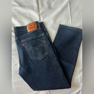 Levi's Dark Blue Straight Jeans